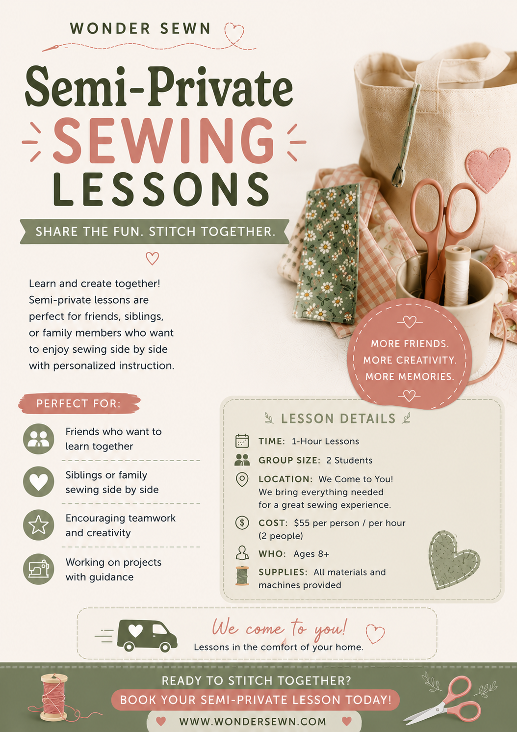 Semi-Private Lessons (2 people)